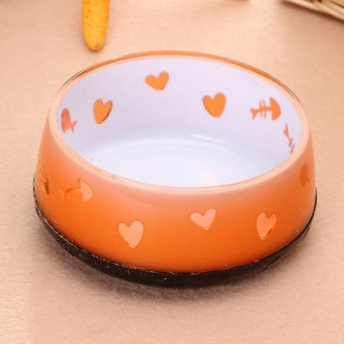 colorful pet bowls high quality beautiful cat bowls - Acrylic cat bowls New Material non-slip